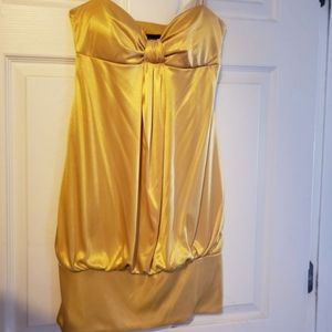 Gold Cocktail Dress